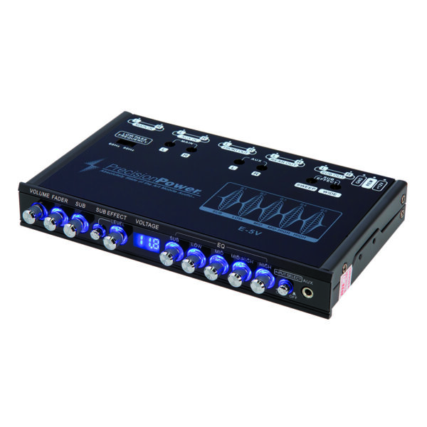 Precision Power BP.8 Bass Processor - EQ And Crossover Signal Processor For Car Audio
